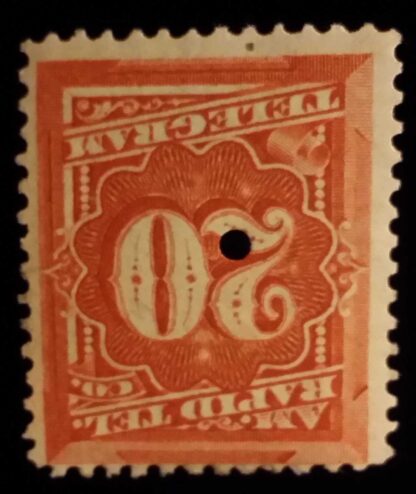20 cents stamp from am rapid tel collect stamp at bargainpyramid.com