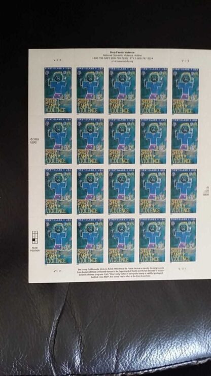 Stamp Collection USA Stamp Collectio USA Stop Family Violence