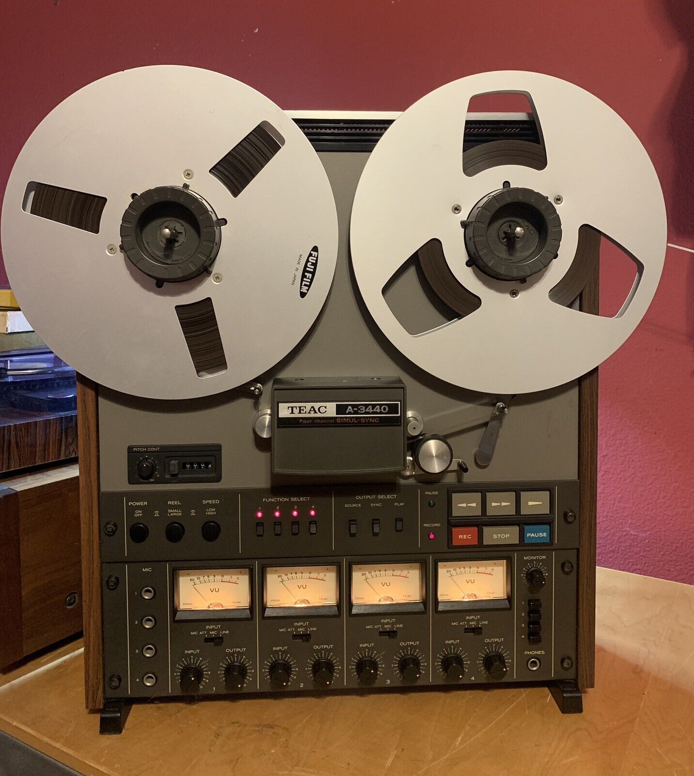 TEAC 3440 Perfect High Quality Analog 4 Track Recorder. Made in Japan.  Authenticated used. 8 out of 10 – BARGAIN PYRAMID