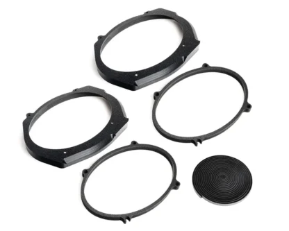 AMERICAN HARD BAG 14 AND LATER 5X7 TO 6X9 ADAPTERS FOR FACTORY SPEAKER LIDS WITHOUT ELECTRIC LID LOCKS (IP-14-5×7-6×9)