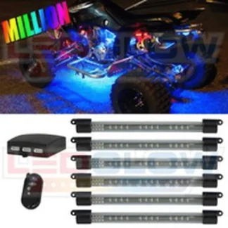 LED GLOW MILLION COLOR GOLF CART/ATV/UTV 6 PIECE LED KIT (LU-ATV-M-6.2)