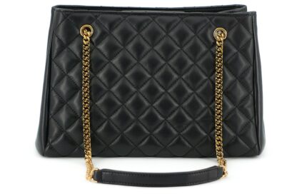 VERSACE Quilted Nappa Leather Tote Bag - Image 2