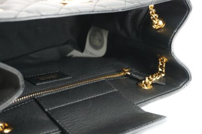 VERSACE Quilted Nappa Leather Tote Bag - Image 3