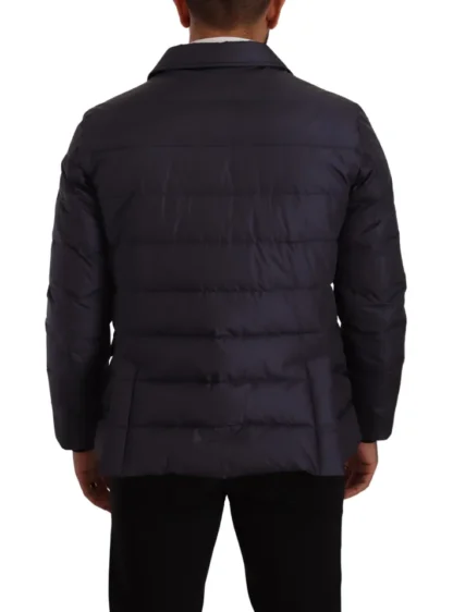 DOLCE & GABBANA Dark Blue Silk Jacket - Image 2