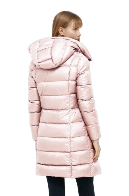 REFRIGIWEAR Long Down Jacket with Removable Hood - Image 2
